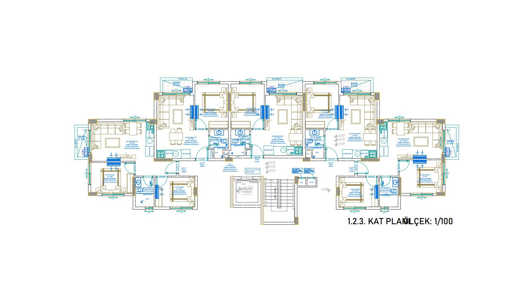 New residential complex, located just 7 minutes walk from the Mediterranean Sea, Gazipasa - Фото 7