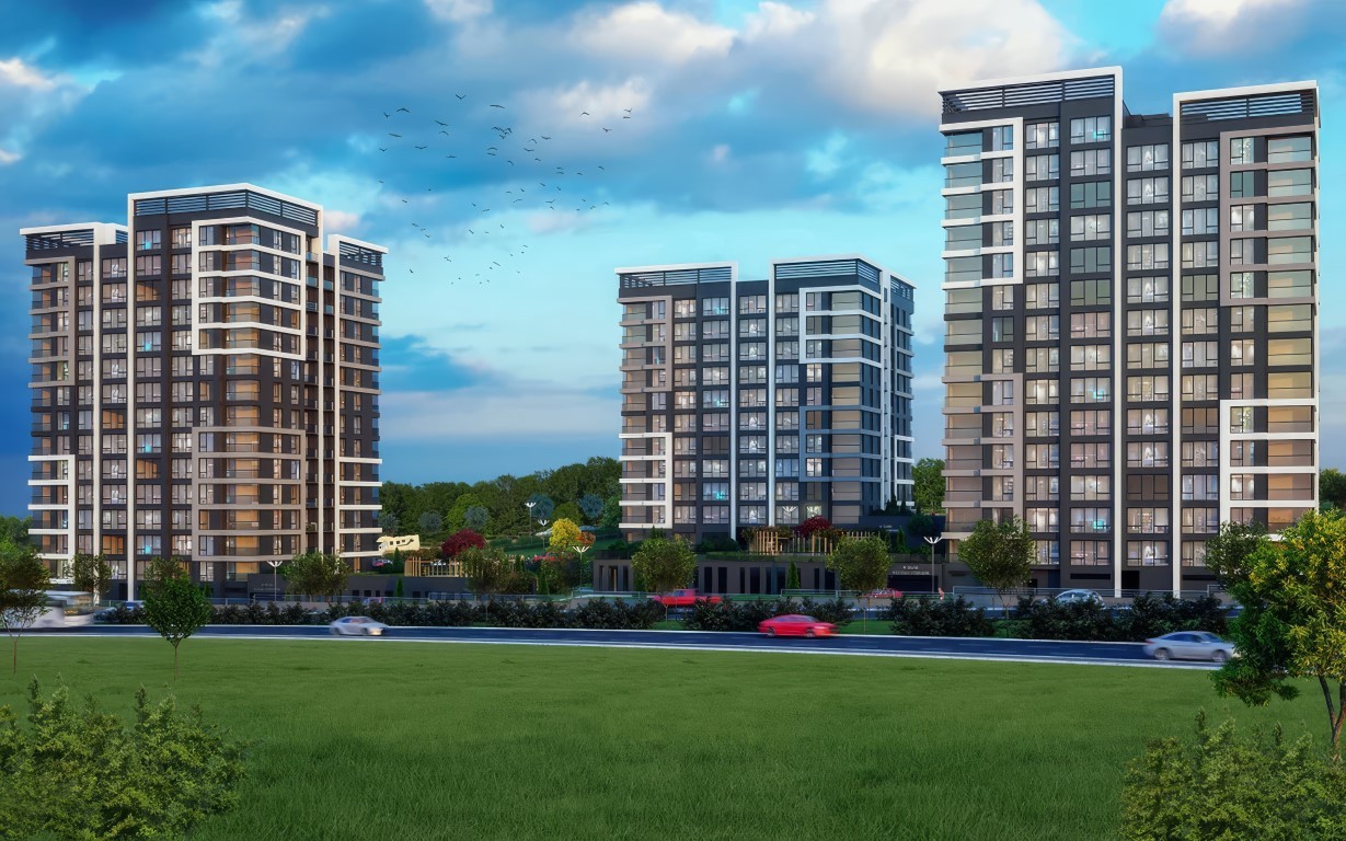 New 4+1 apartments surrounded by nature with sports infrastructure, Ankara - Фото 2