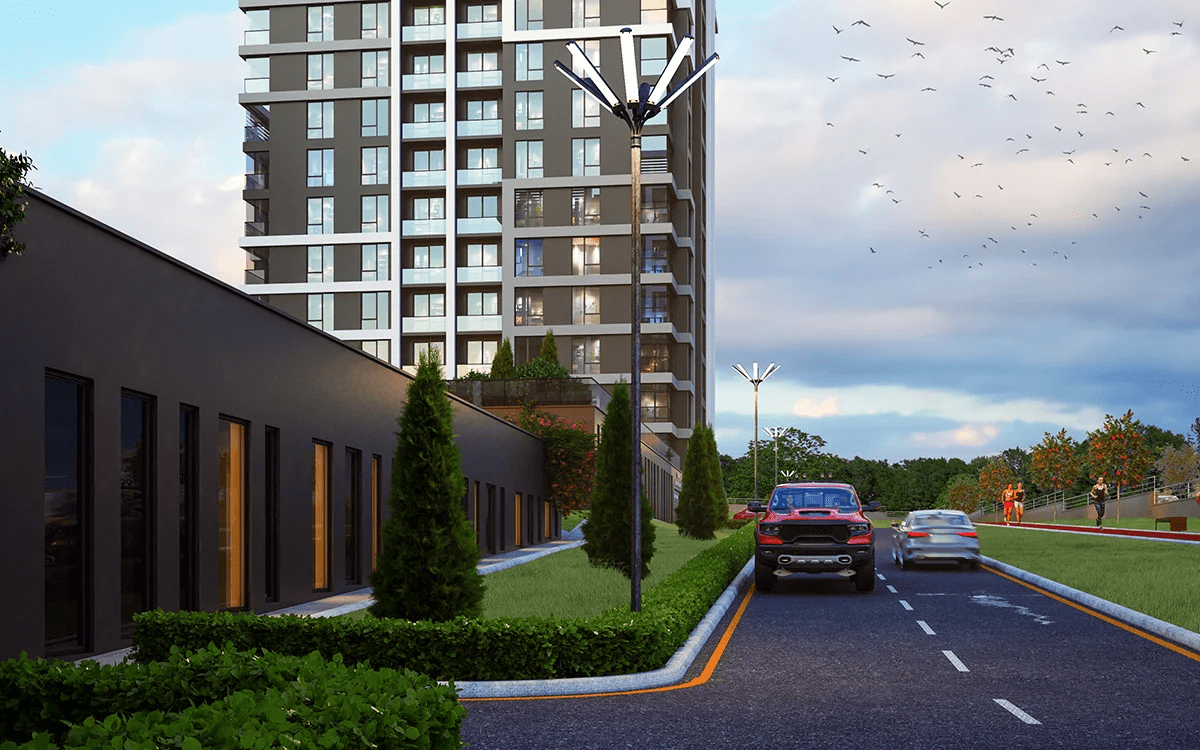 New 4+1 apartments surrounded by nature with sports infrastructure, Ankara - Фото 4