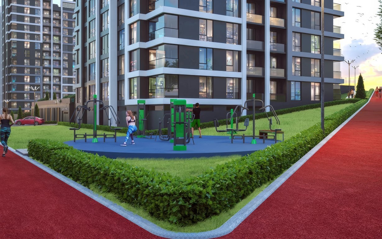 New 4+1 apartments surrounded by nature with sports infrastructure, Ankara - Фото 5