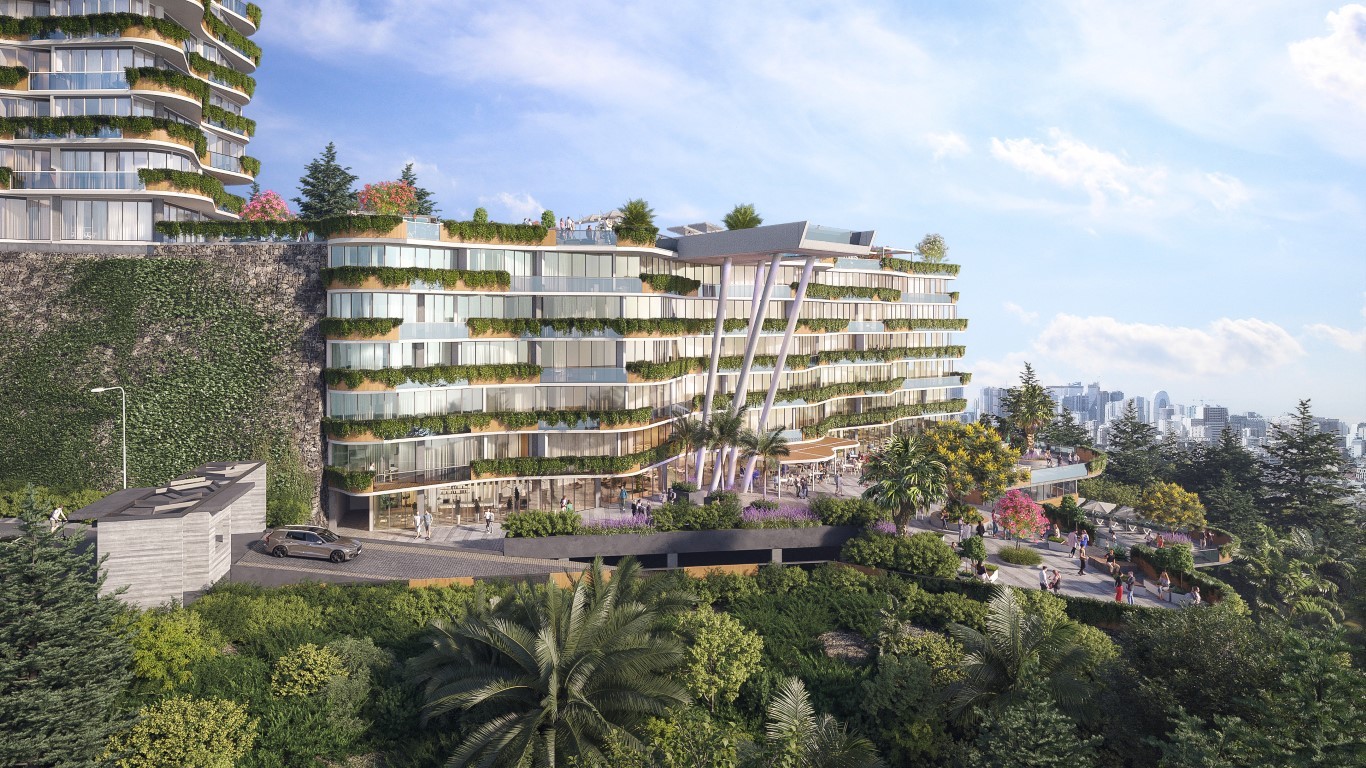 Residential project on the heights, with panoramic views of the city and the coast of Batumi - Фото 4