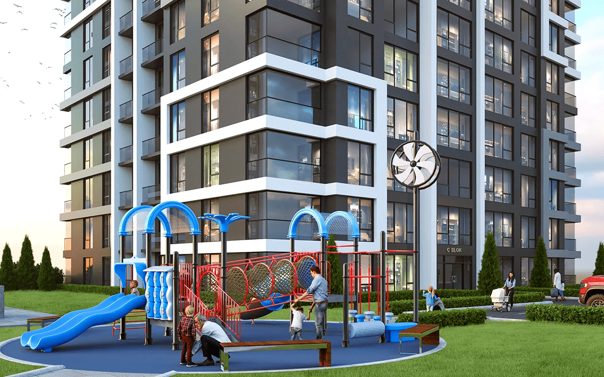 New 4+1 apartments surrounded by nature with sports infrastructure, Ankara - Фото 6