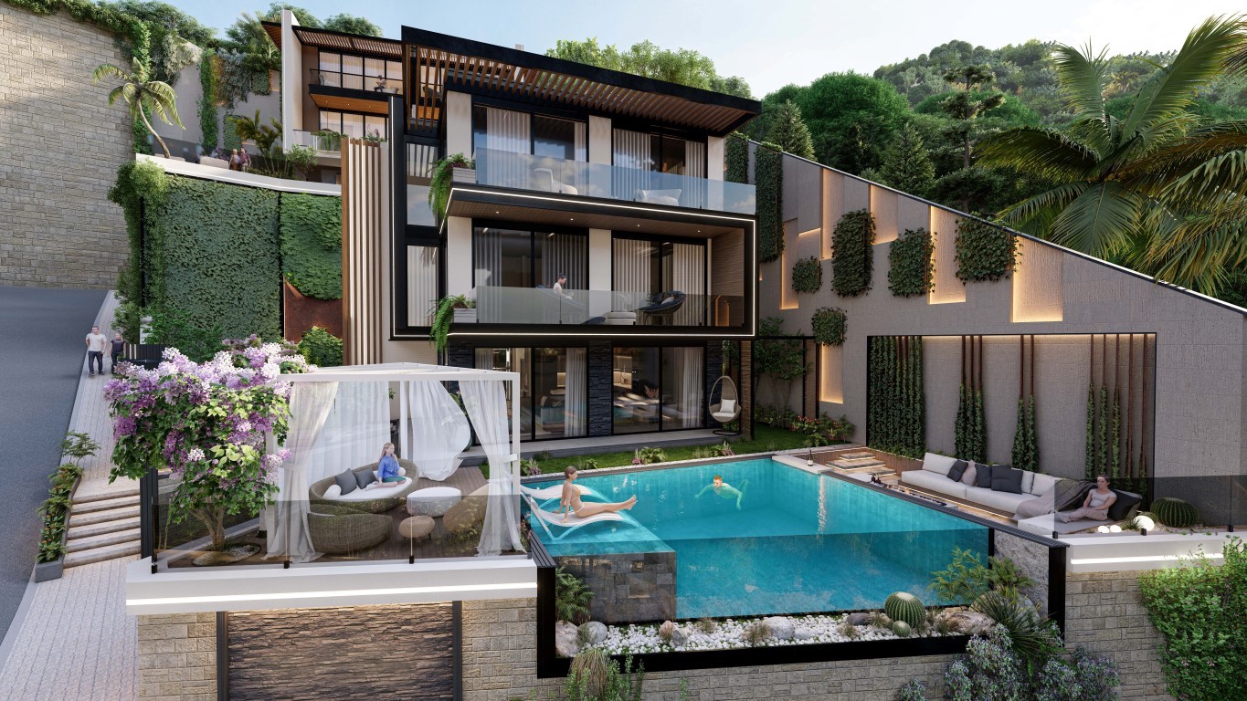 Modern villas on the mountain with private pool, Tepe - Фото 9