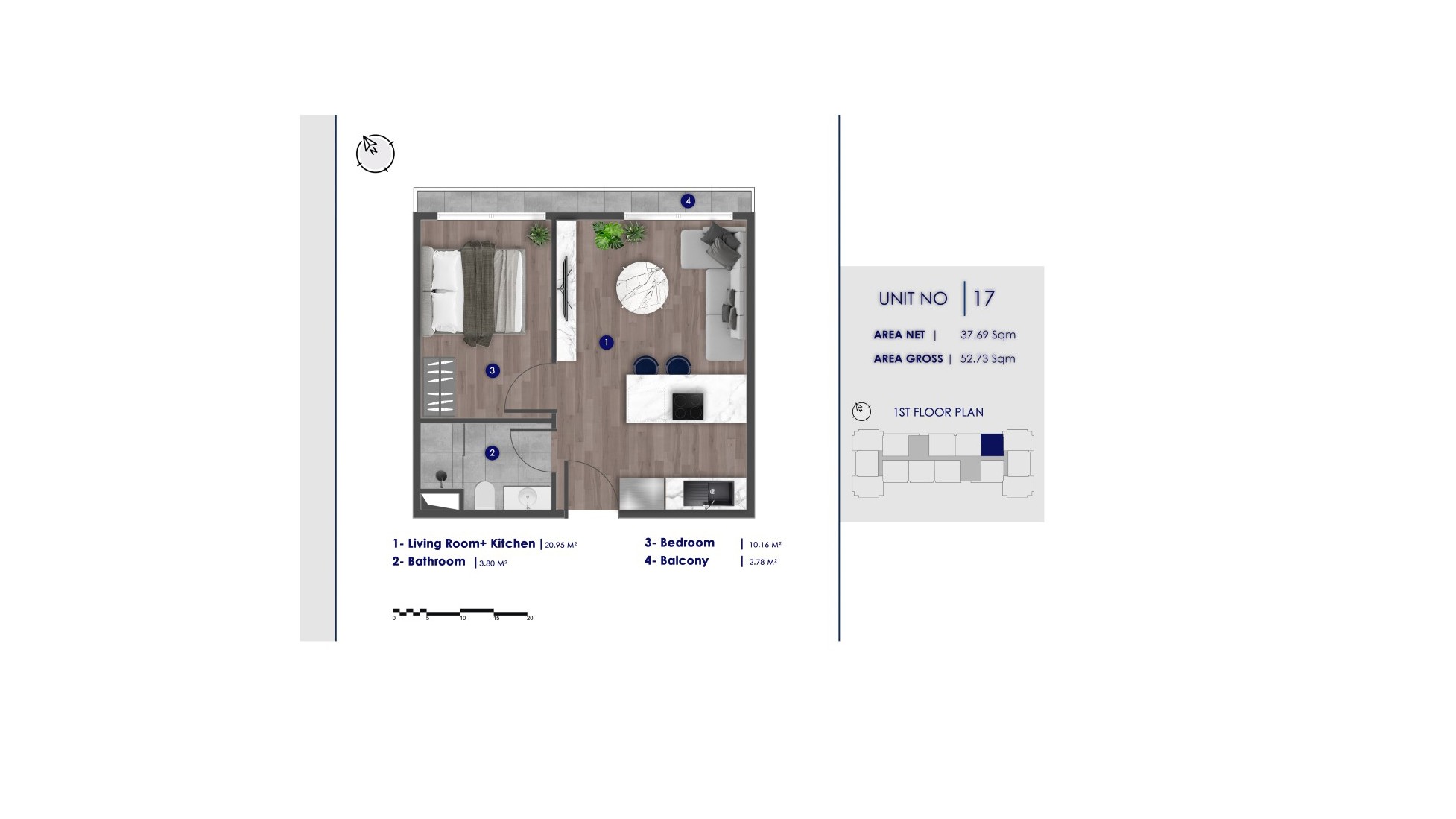 Project with 1+1 and 2+1 apartments in Kygyutchane district, Istanbul - Фото 12