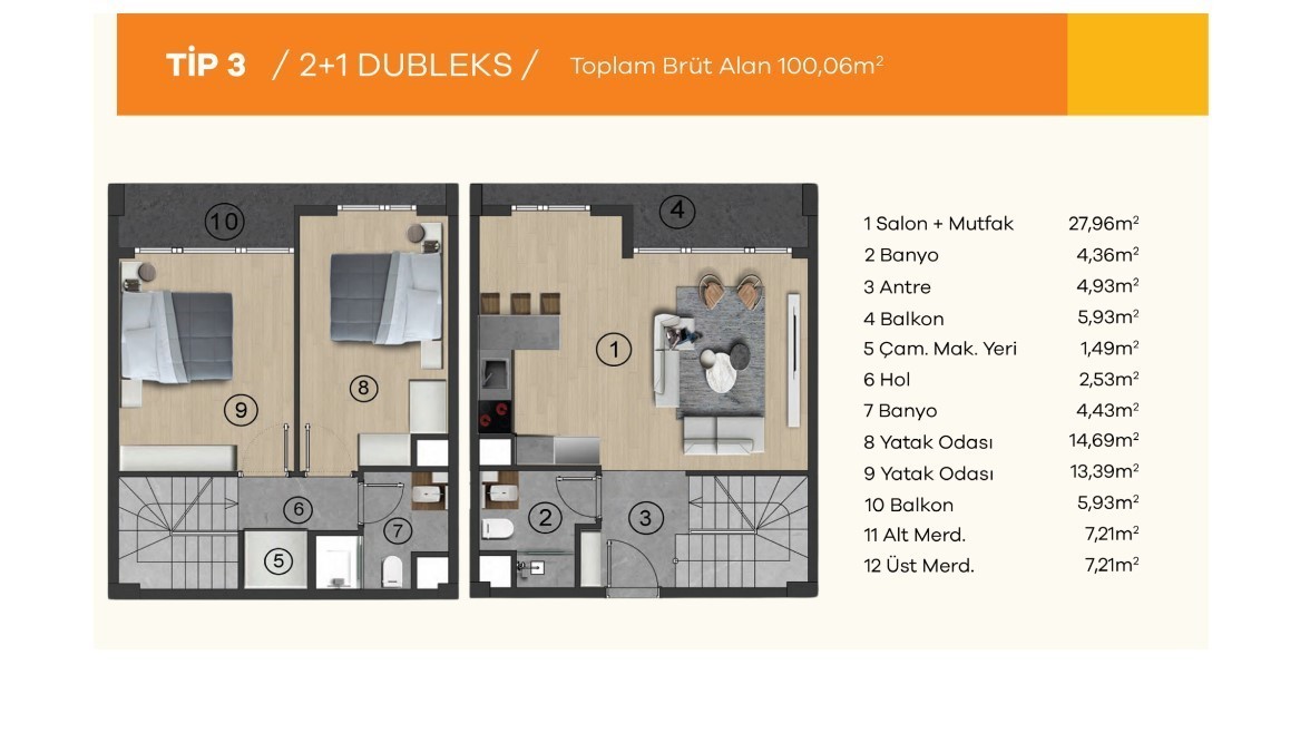 Modern project with 2+1 apartments in Ankara - Фото 14