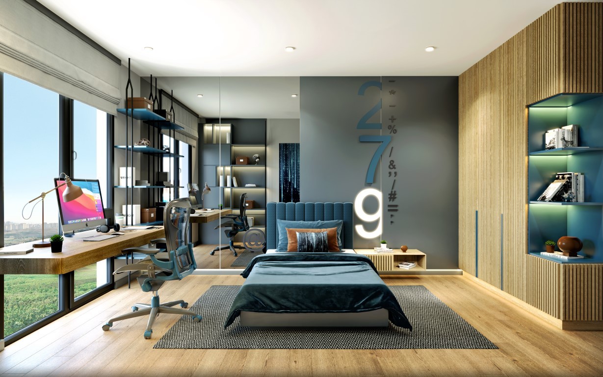 New large-scale residential complex located in the Bashkashehir district of the European part of Istanbul - Foto 12