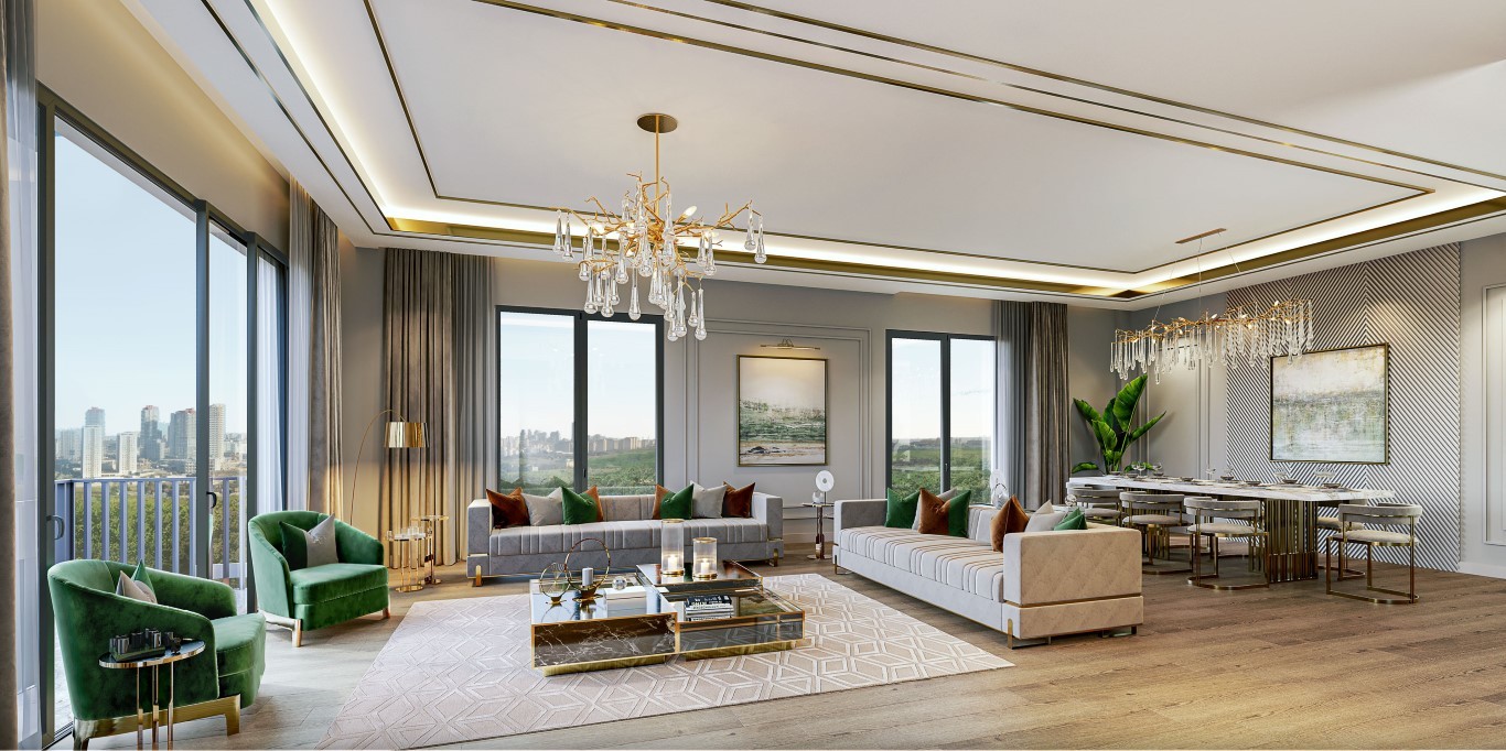 New large-scale residential complex located in the Bashkashehir district of the European part of Istanbul - Foto 9