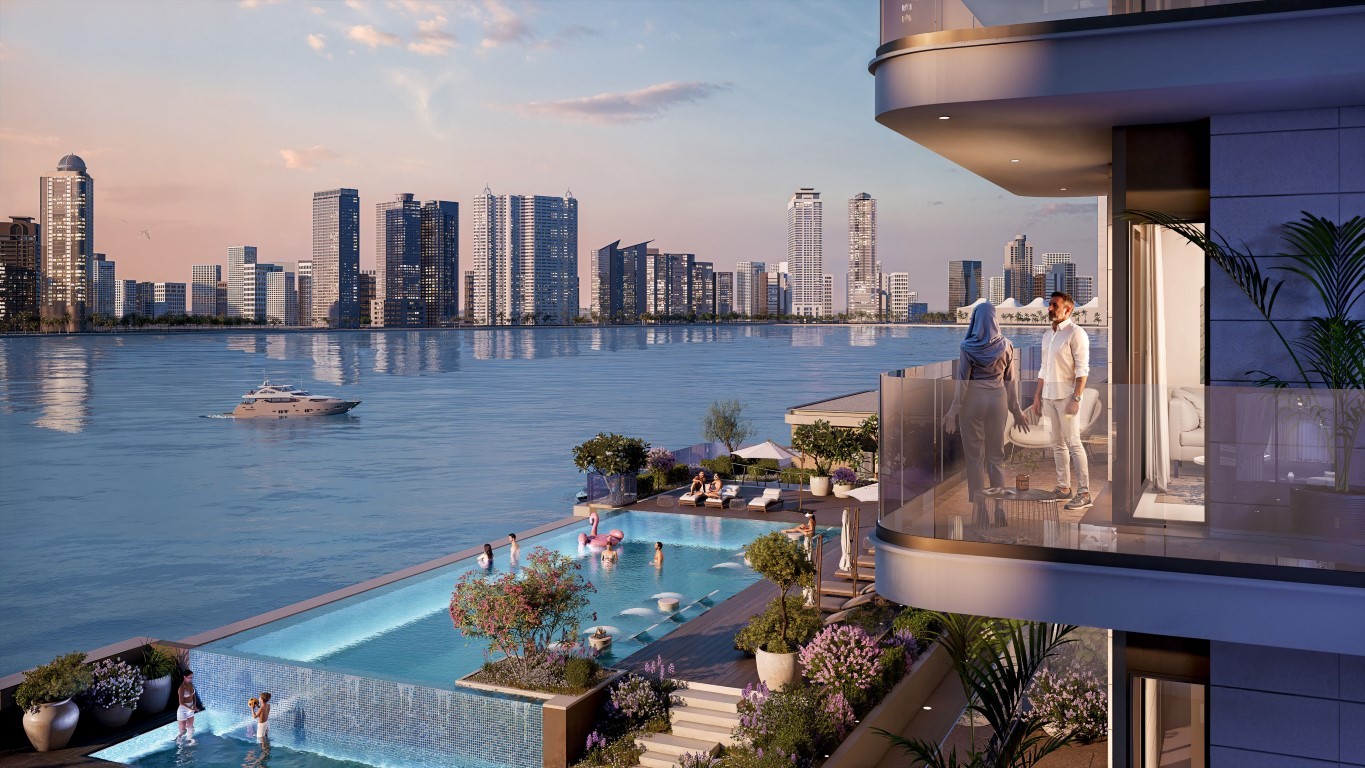 Luxury waterfront residential complex overlooking the Persian Gulf in Sharjah, UAE - Фото 6