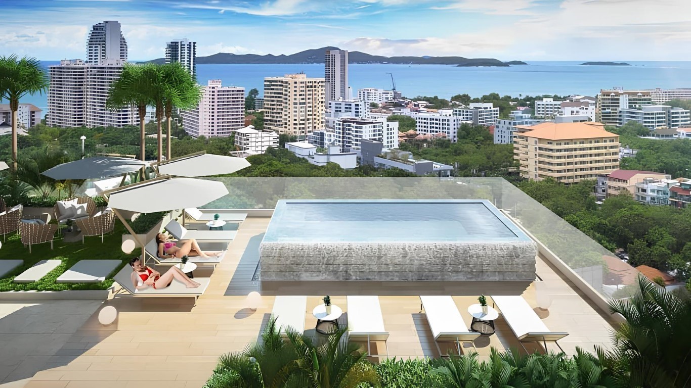 Living by the sea with panoramic views at the modern Siam Oriental Dream condominium, Pattaya - Фото 3