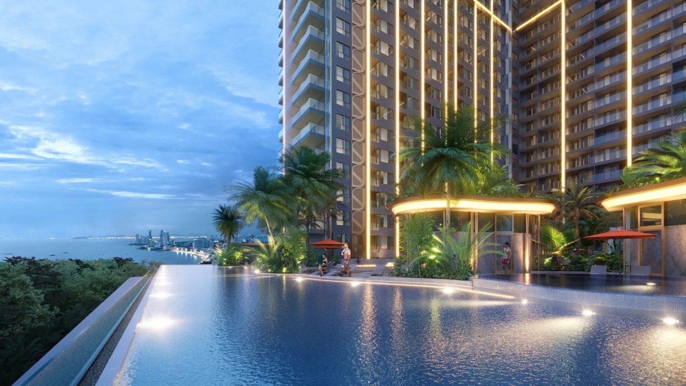 High-rise iconic Grand Solaire Noble with panoramic views of the famous Gulf of Thailand sunsets, Thailand - Фото 7