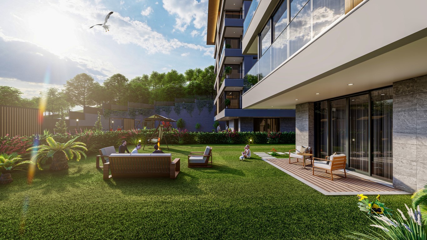 Residential complex with gardens and breathtaking panoramas of the Bosphorus in Usküdar - Фото 9