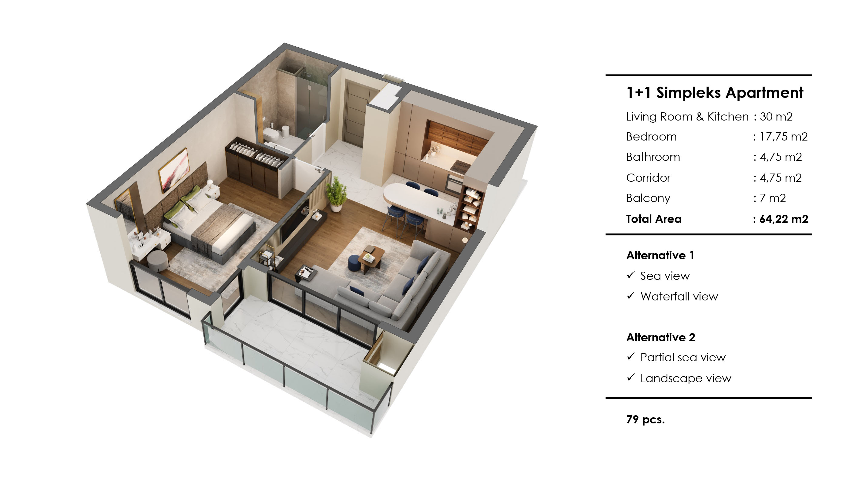 Rixos Residence: luxury apartments by the sea in Antalya with views of the coast and premium infrastructure - Фото 8