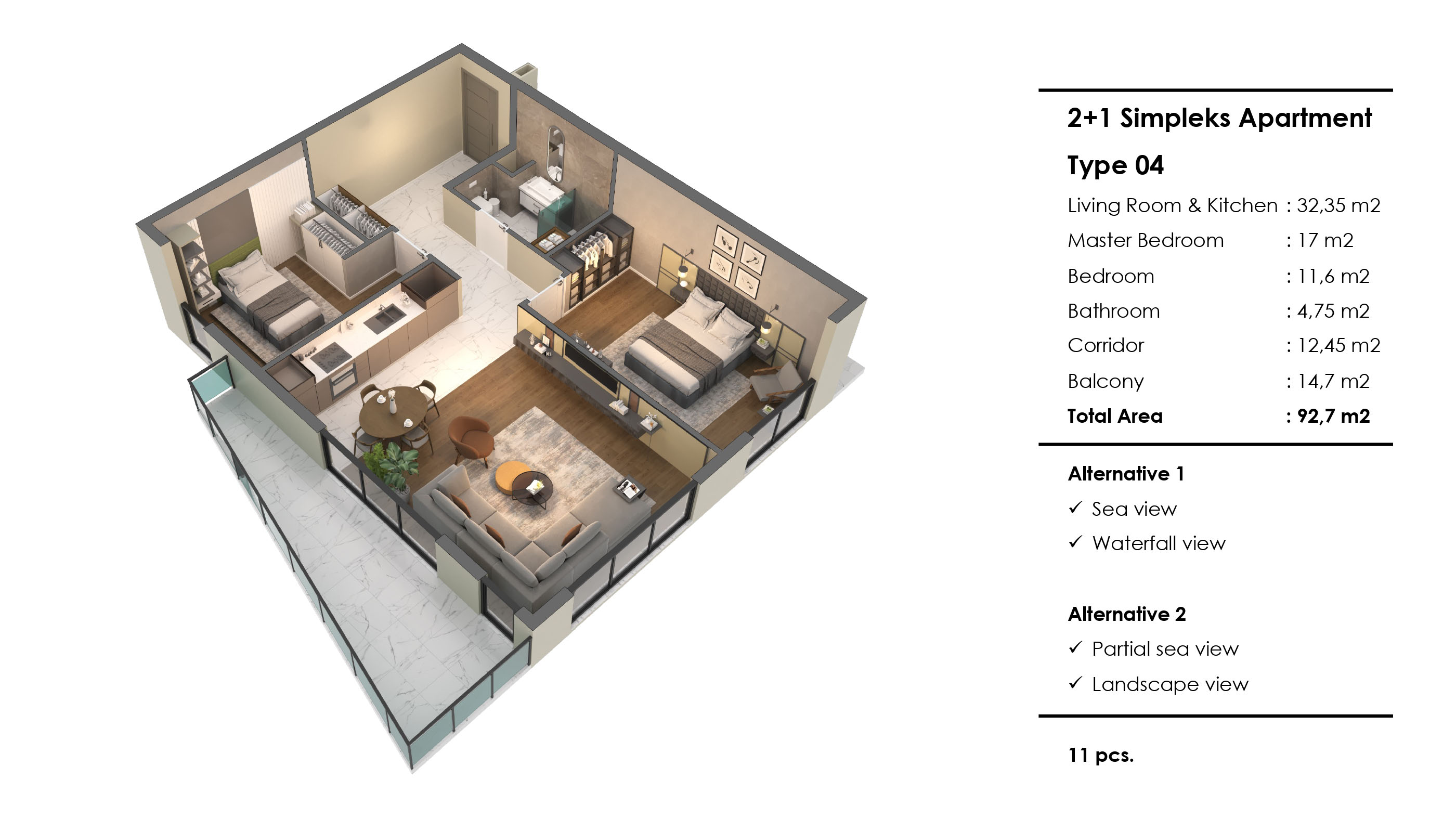 Rixos Residence: luxury apartments by the sea in Antalya with views of the coast and premium infrastructure - Фото 12