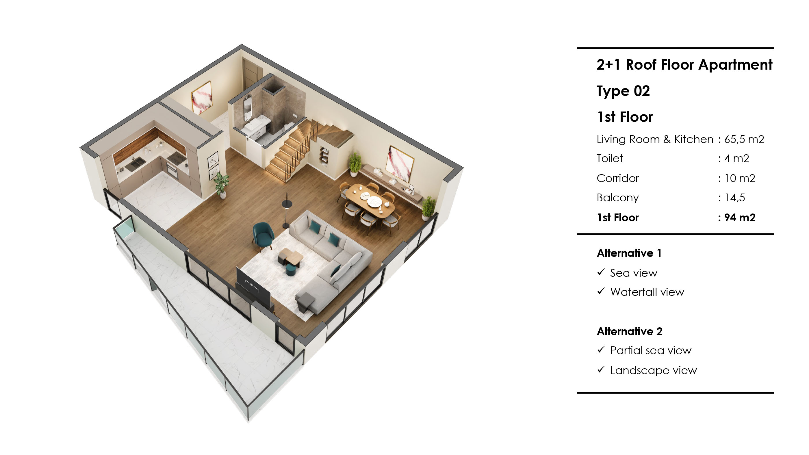 Rixos Residence: luxury apartments by the sea in Antalya with views of the coast and premium infrastructure - Фото 15