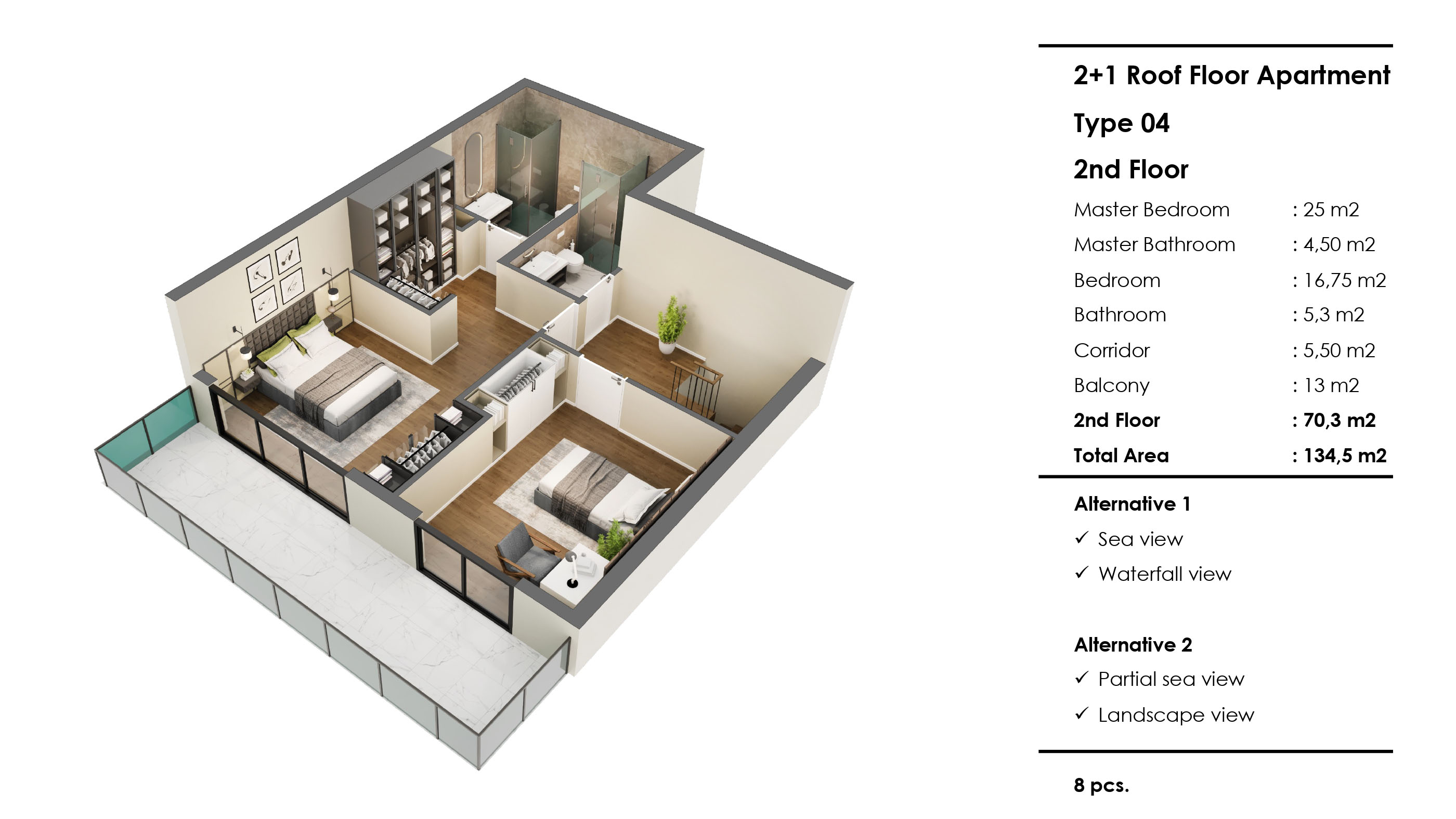 Rixos Residence: luxury apartments by the sea in Antalya with views of the coast and premium infrastructure - Фото 18