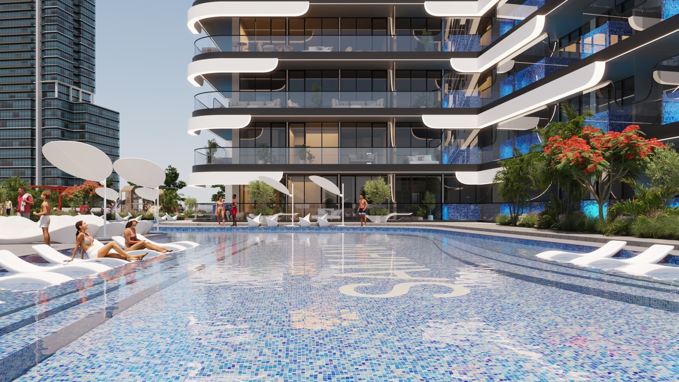 Luxury 23-storey complex Samana Resorts, with individual pools in each apartment, Dubai - Фото 10