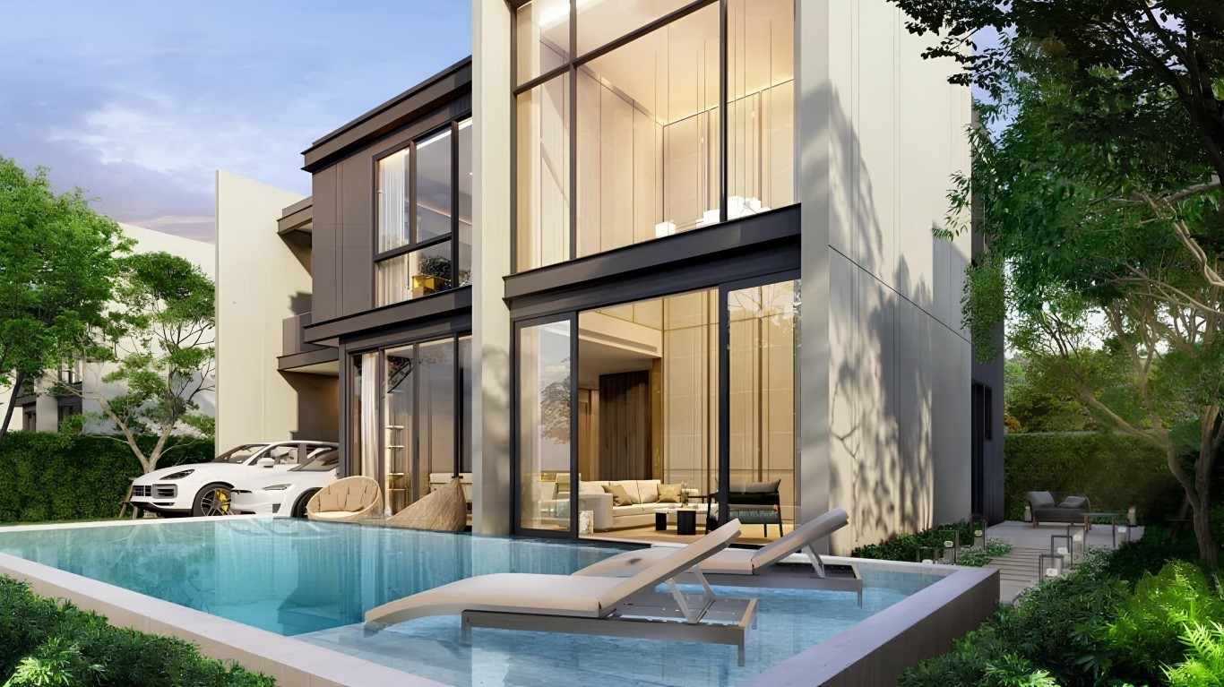 Highland Park Pool Villas, a complex of luxury villas with swimming pool, on the hillside in the prestigious area of Pattaya - Фото 4