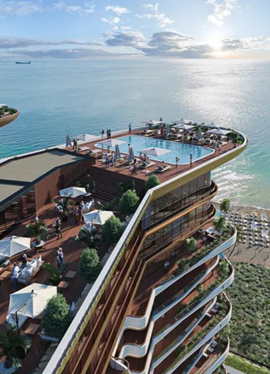 A new project of hotel-type residential complex with picturesque views, located on the first coastline in Gonio-Kvariati, Batumi. - Фото 3