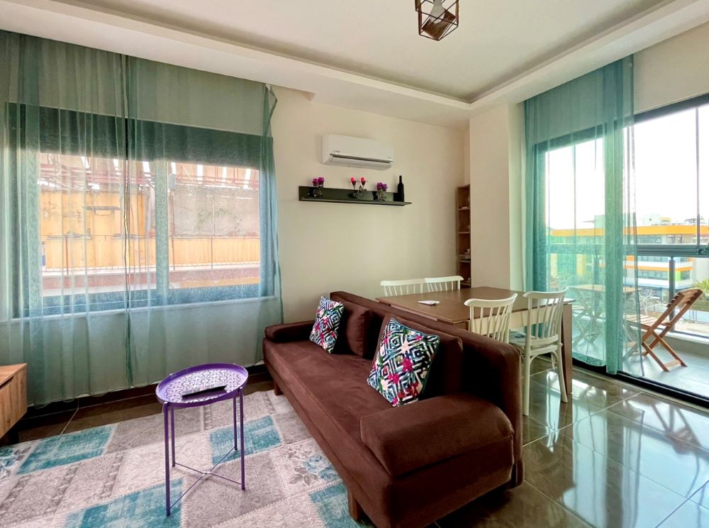 Квартира 1+1, 45 м² с видом на город, 250 м от пляжа Клеопатра. - Foto 3