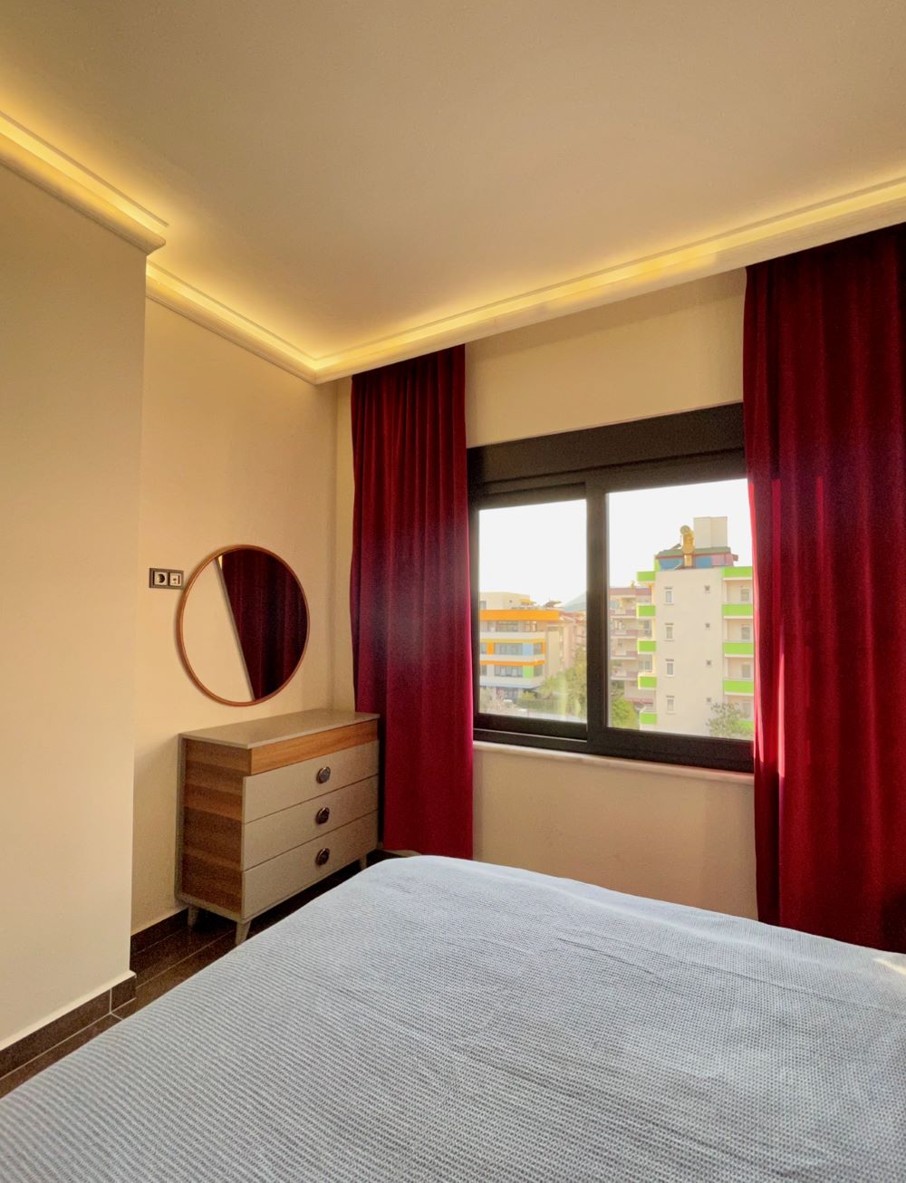 Квартира 1+1, 45 м² с видом на город, 250 м от пляжа Клеопатра. - Foto 8