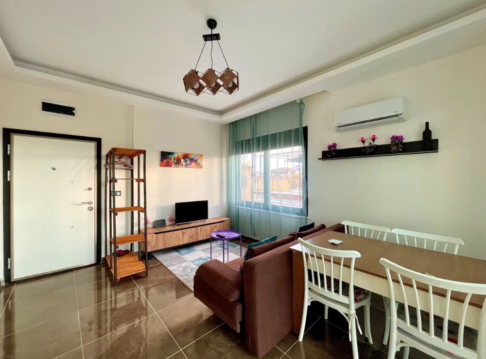 Квартира 1+1, 45 м² с видом на город, 250 м от пляжа Клеопатра. - Foto 1